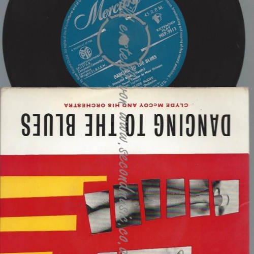 7"  DANCING TO THE BLUES  CLYDE MCCOY