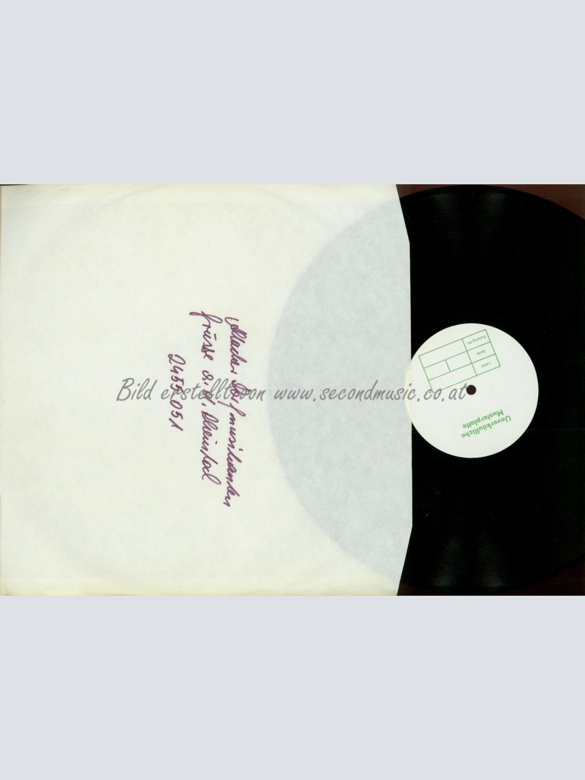 LP -ALTACHER DORFMUSIKANTEN GRÜSSE AUS DEM RHEINTAL // MUSTERPLATTE