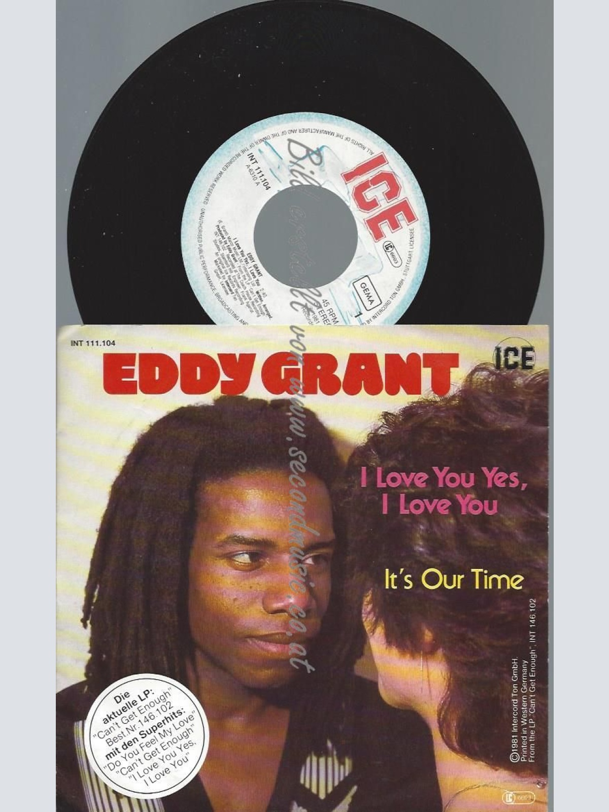 7"   Eddy Grant – I Love You Yes, I Love You