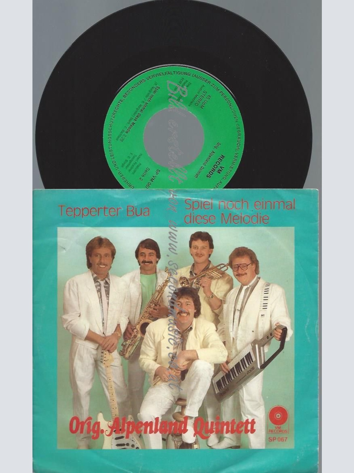 7"   Orig. Alpenland Quintett  Tepperter Bua