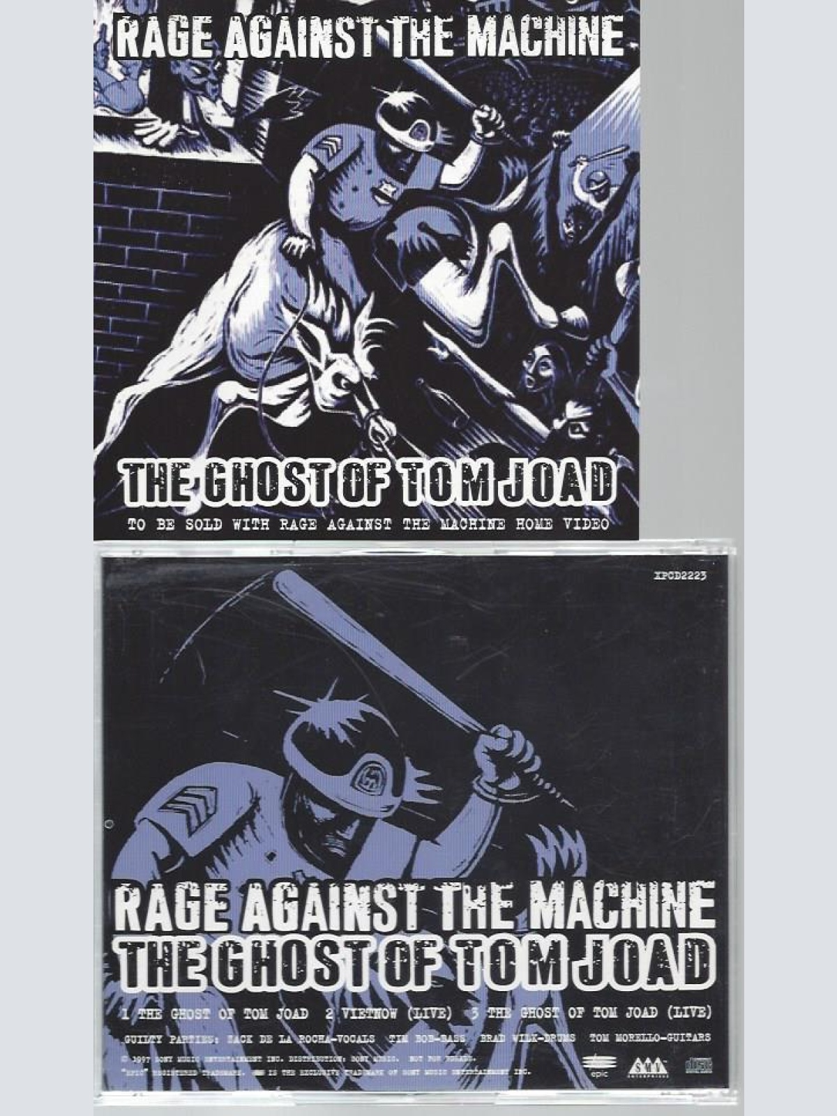 CD--RAGE AGAINST THE MACHINE THE GHOST OF TOM JOAD