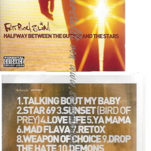 CD--FATBOY SLIM--    HALFWAY BETWEEN THE GUTTER AND THE STARS
