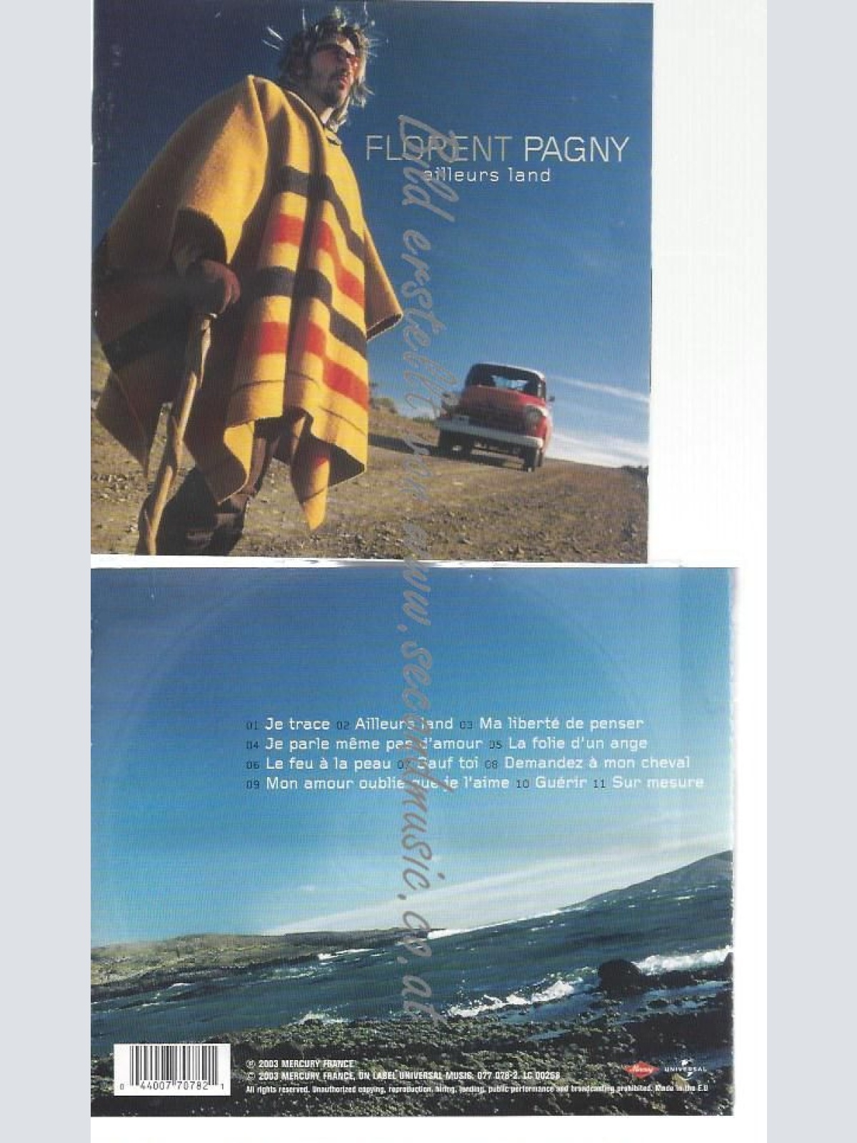 CD--FLORENT PAGNY--    AILLEURS LAND