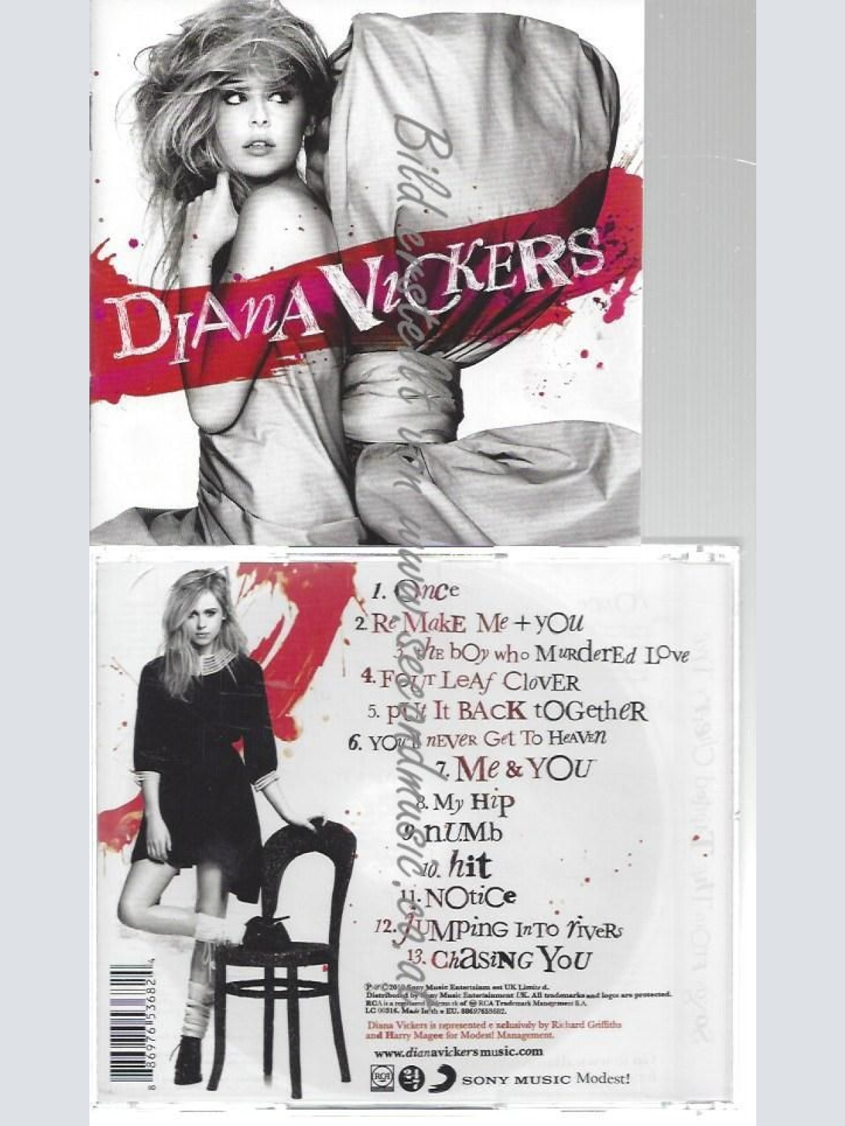 CD--DIANA VICKERS--    SONGS FROM THE TAINTED CHERRY TREE