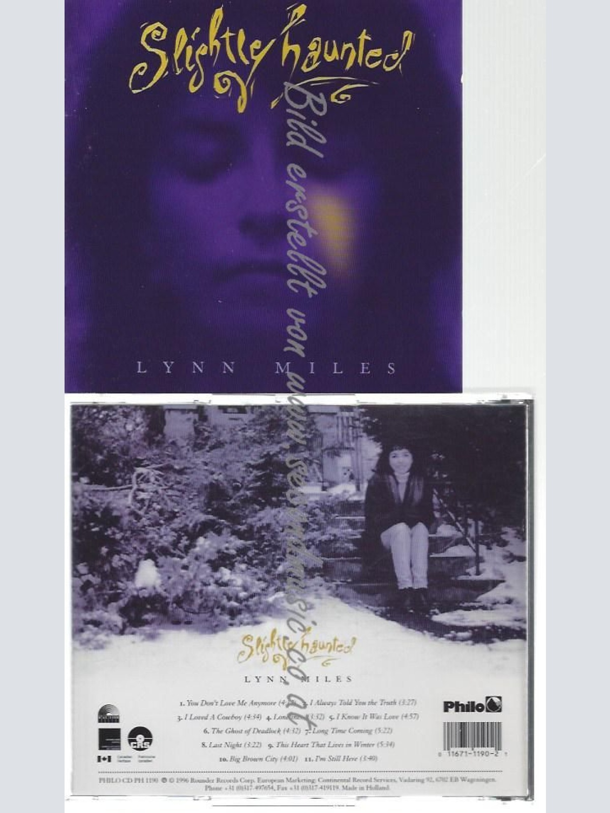 CD--LYNN MILES--    SLIGHTLY HAUNTED