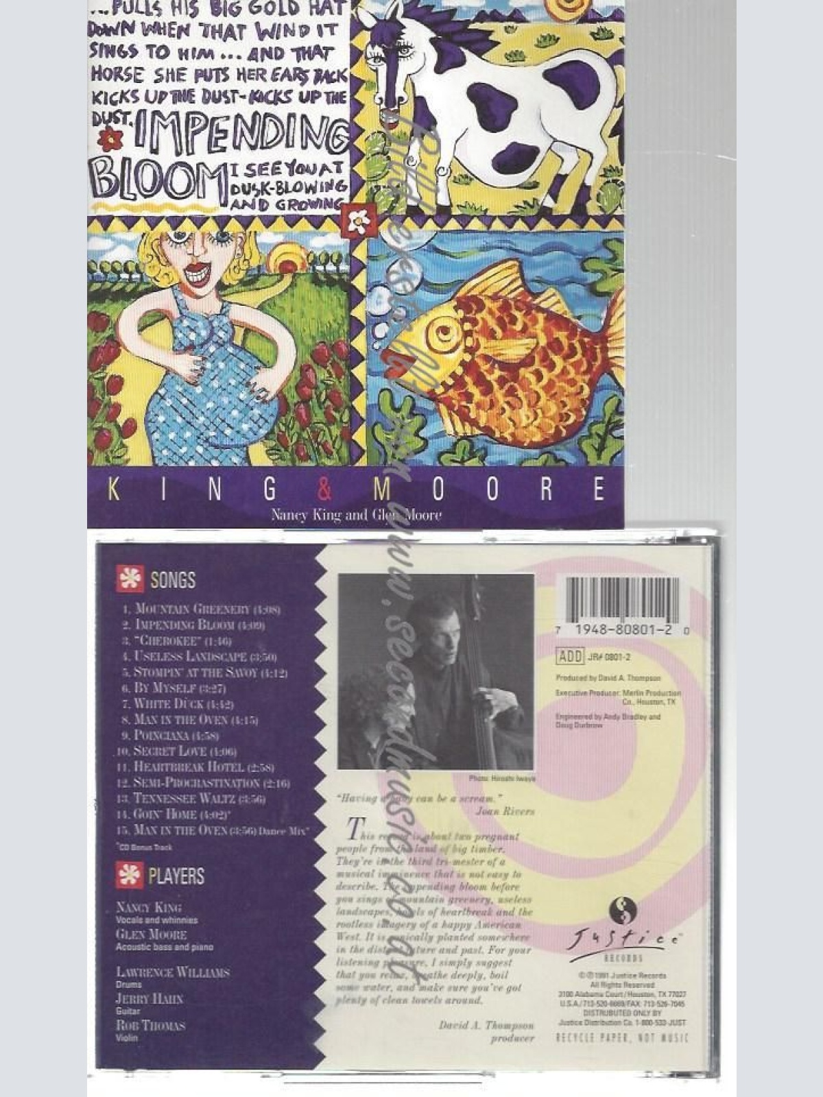 CD--KING & MOORE--    IMPENDING BLOOM |