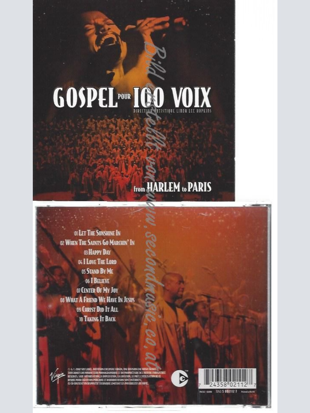 CD--VARIOUS ARTISTS--    GOSPEL POUR  VOIX HARLEM  |