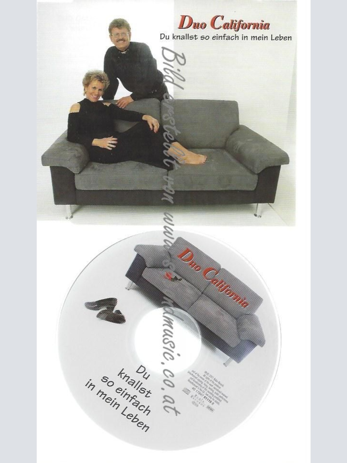 CD--DUO CALIFORNIA -    DU KNALLST SO EINFACH IN MEIN    LEBEN