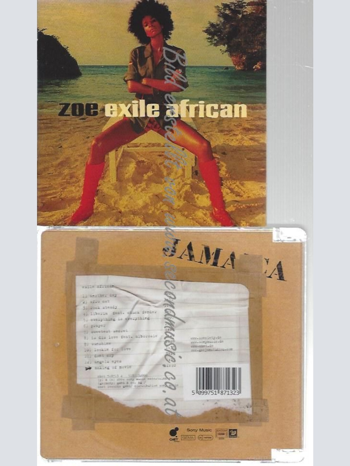 CD--ZOE--    EXILE AFRICAN