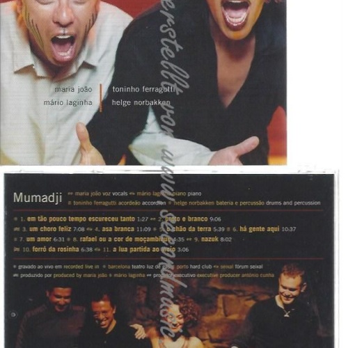 CD--MARIA JOÃO & MÁRIO LAGINHA--    MUMADJI