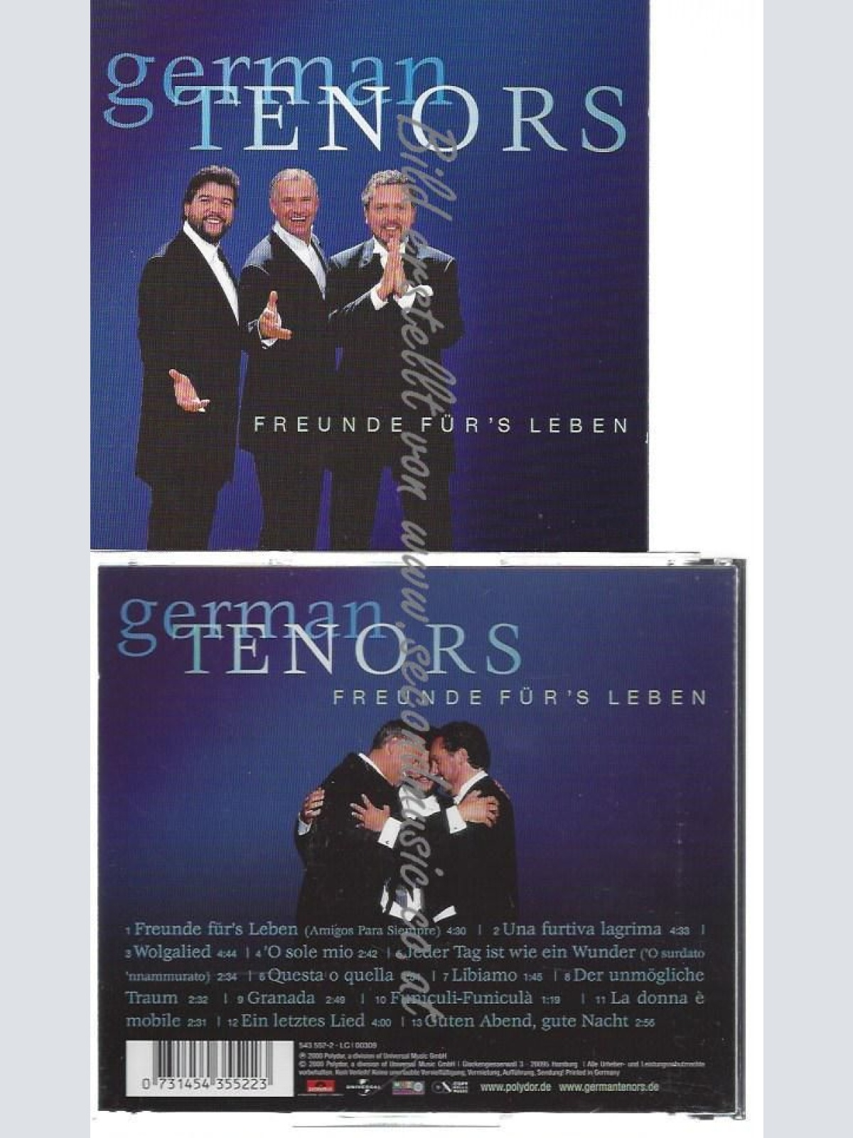 CD--GERMAN TENORS--    GALA DER TENÖRE - FREUNDE FÜR'S LEBEN