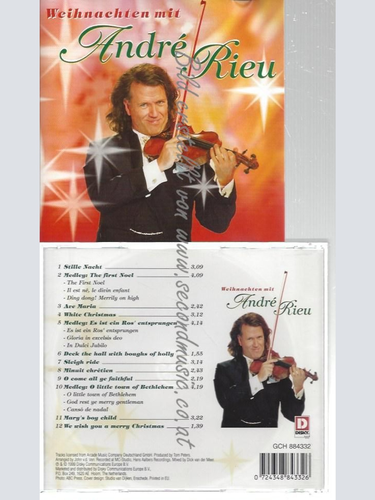 CD--RIEU,ANDRE--    WEIHNACHTEN MIT ANDRE RIEU