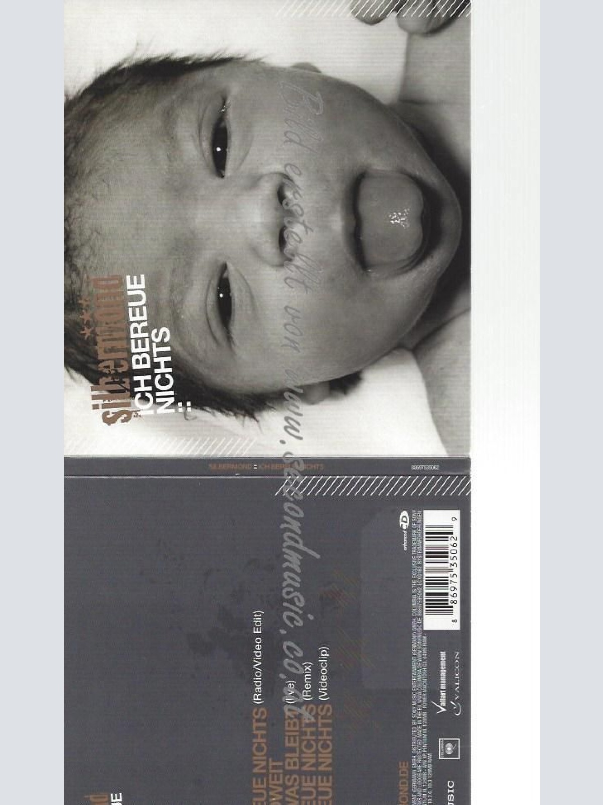 CD--SILBERMOND--    ICH BEREUE NICHTS -PREMIUM EDITION IM DIGIPACK-