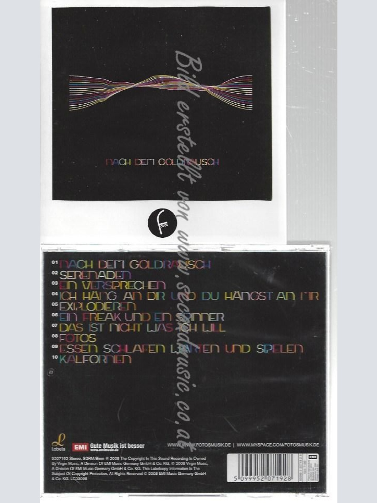 CD--FOTOS--    NACH DEM GOLDRAUSCH