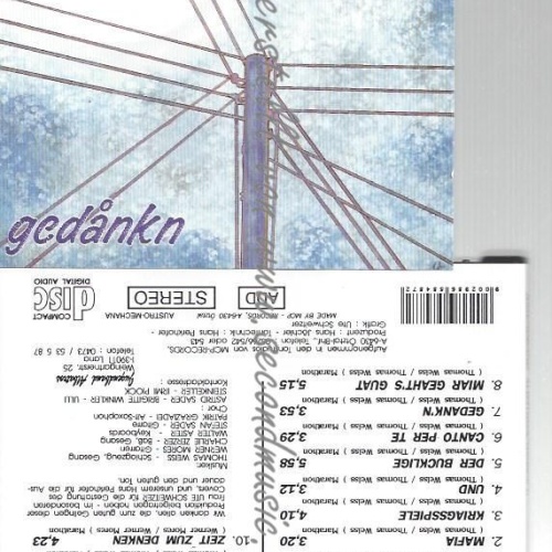 CD--KB ALBATROS --GEDANKN