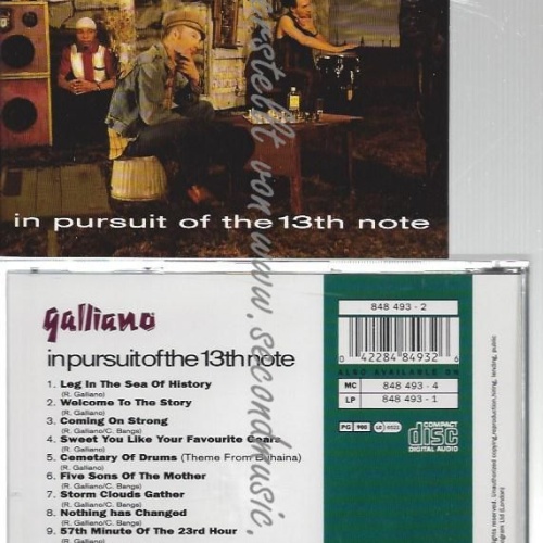 CD--GALLIANO--    IN PURSUIT OF THE TH NOTE
