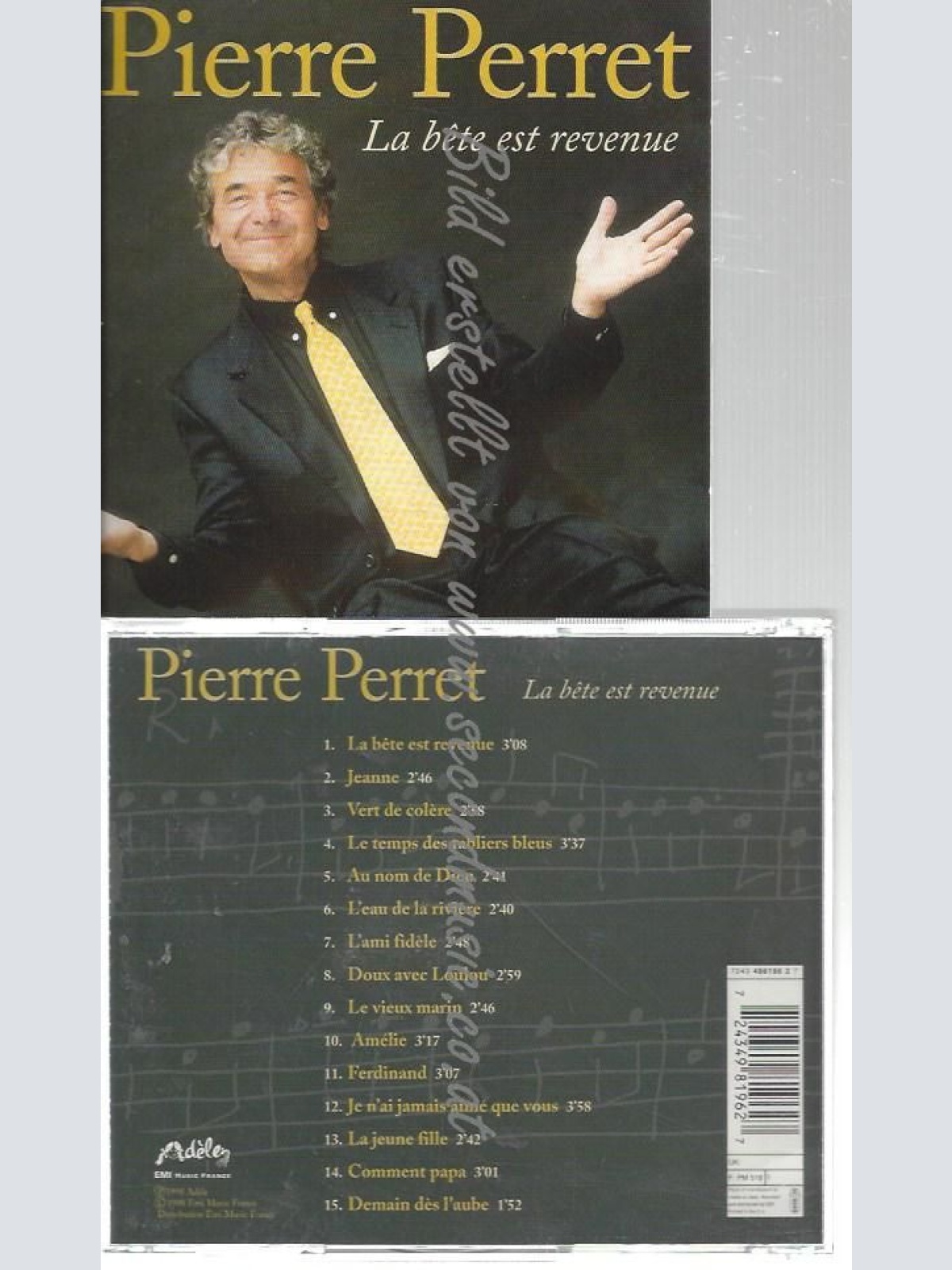 CD--PIERRE PERRET--    LA BETE EST REVENUE |