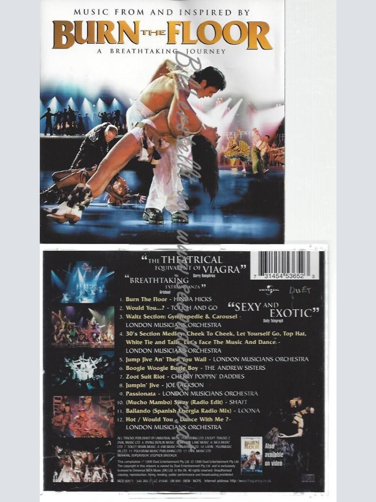 CD--VARIOUS ARTISTS--    BURN THE FLOOR