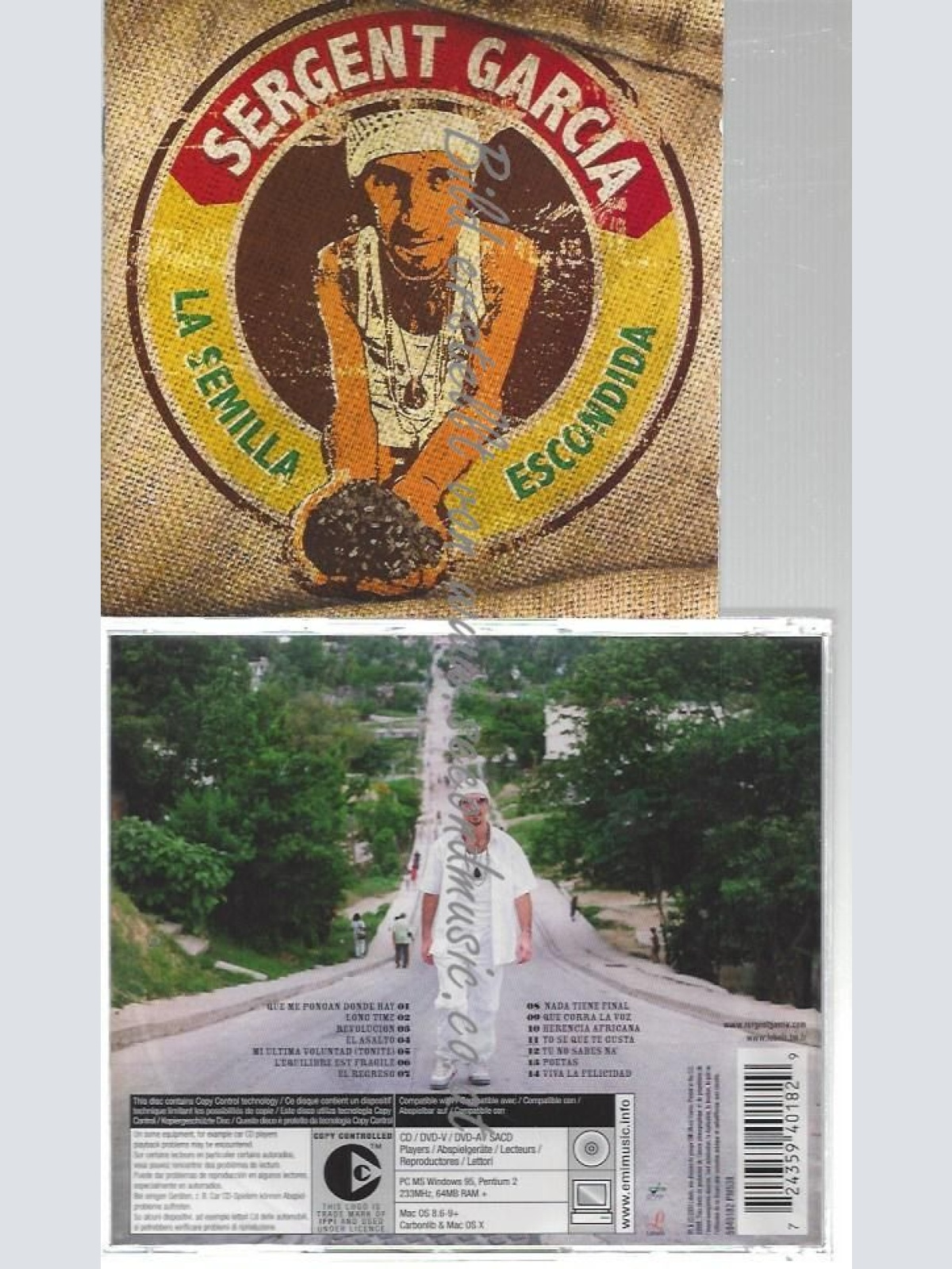 CD--SERGENT GARCIA--    LA SEMILLA ESCONDIDA