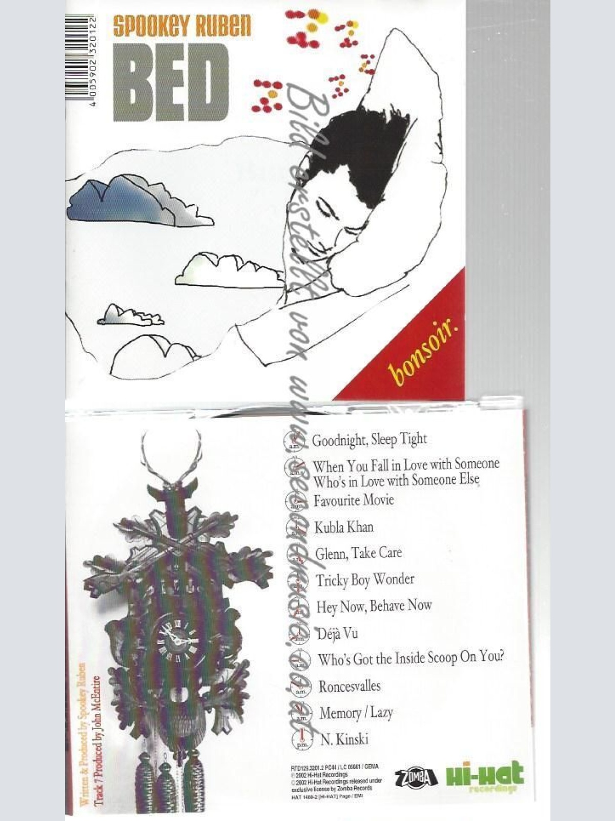 CD--SPOOKEY RUBEN--    BED