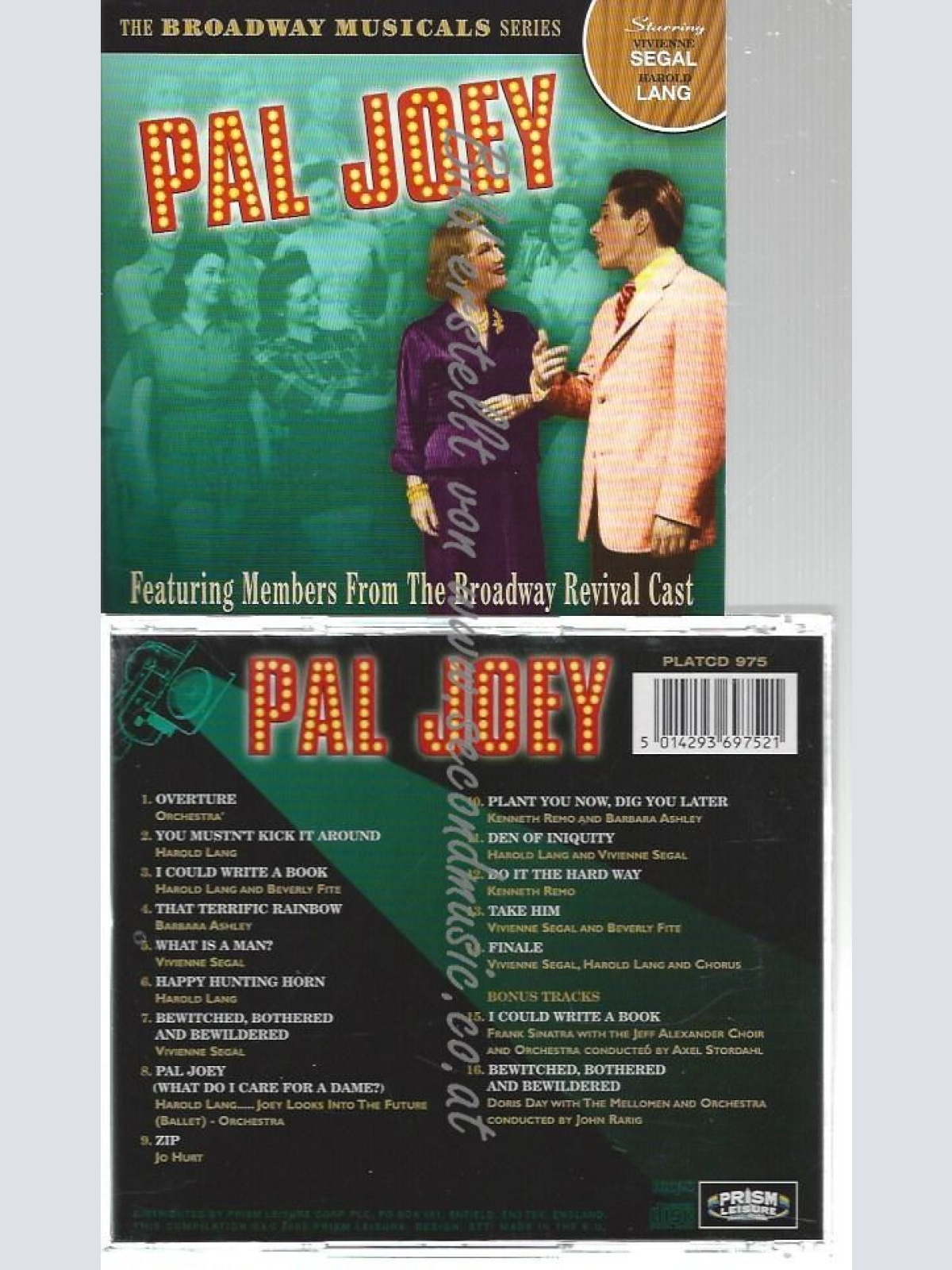 CD--HELEN GALLAGHER UND DICK BEAVERS--    PAL JOEY | SOUNDTRACK