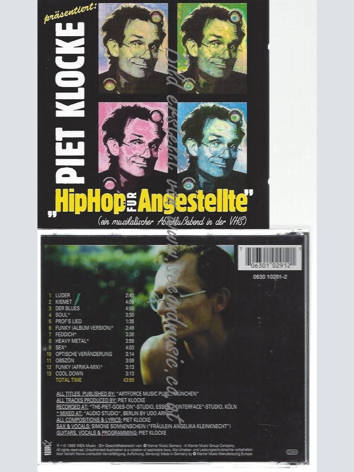CD--PIET KLOCKE--    HIPHOP FÜR ANGESTELLTE