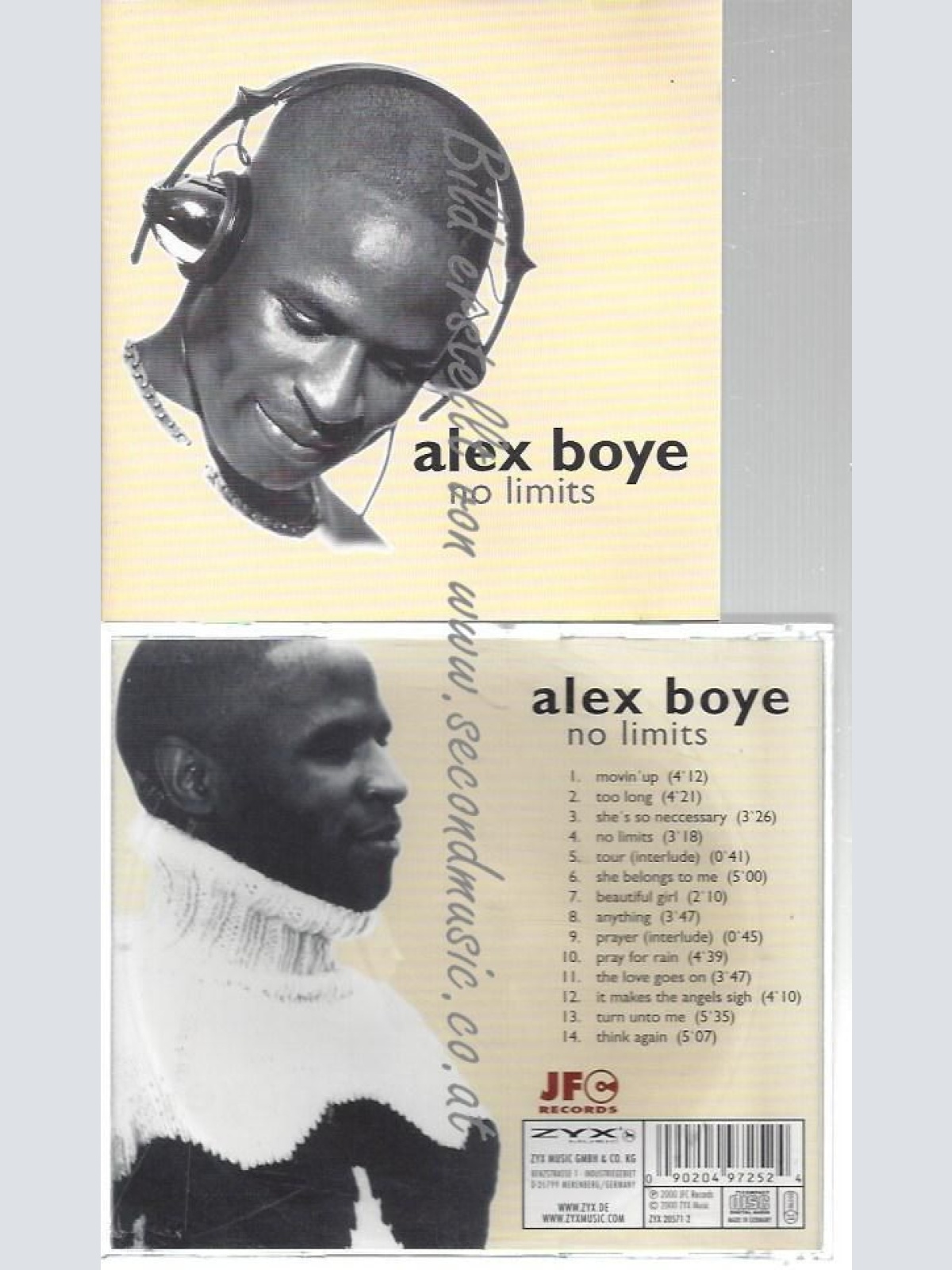CD--ALEX BOYE--    NO LIMITS