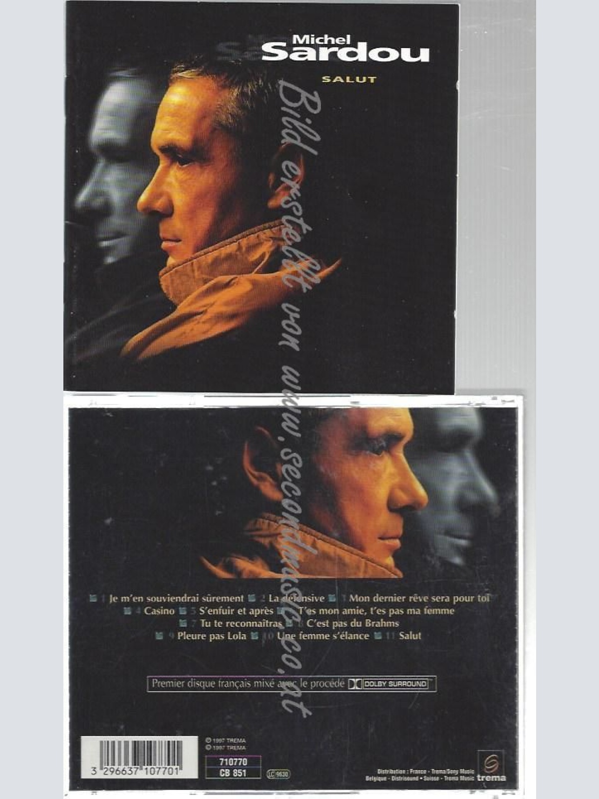CD--MICHEL SARDOU--    SALUT