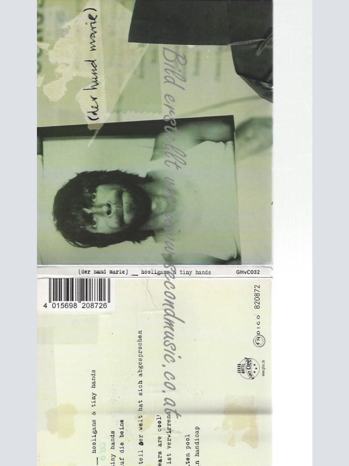 CD--DER HUND MARIE--    HOOLIGANS & TINY HANDS