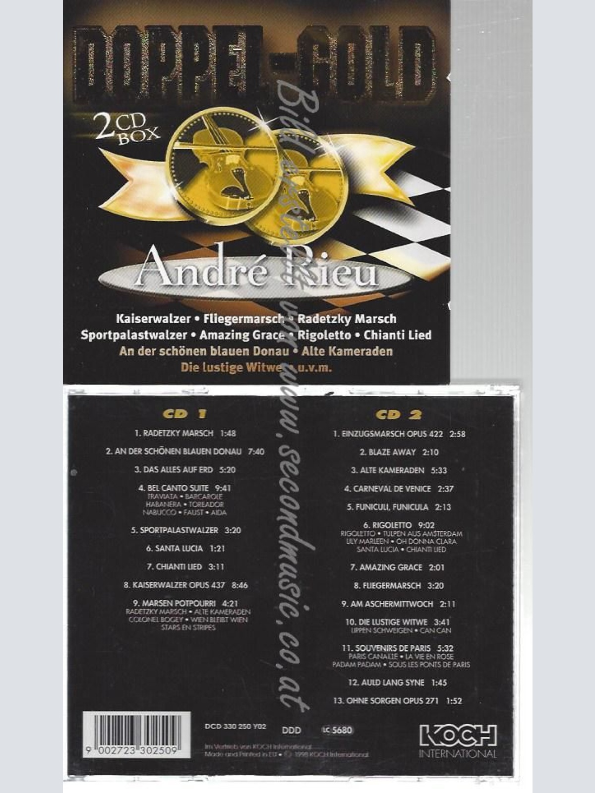 CD--RIEU,ANDRÉ UND VARIOUS--    DOPPEL-GOLD - ANDRE RIEU -