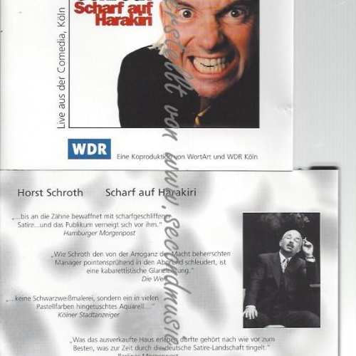 CD--HORST SCHROTH--    SCHARF AUF HARAKIRI