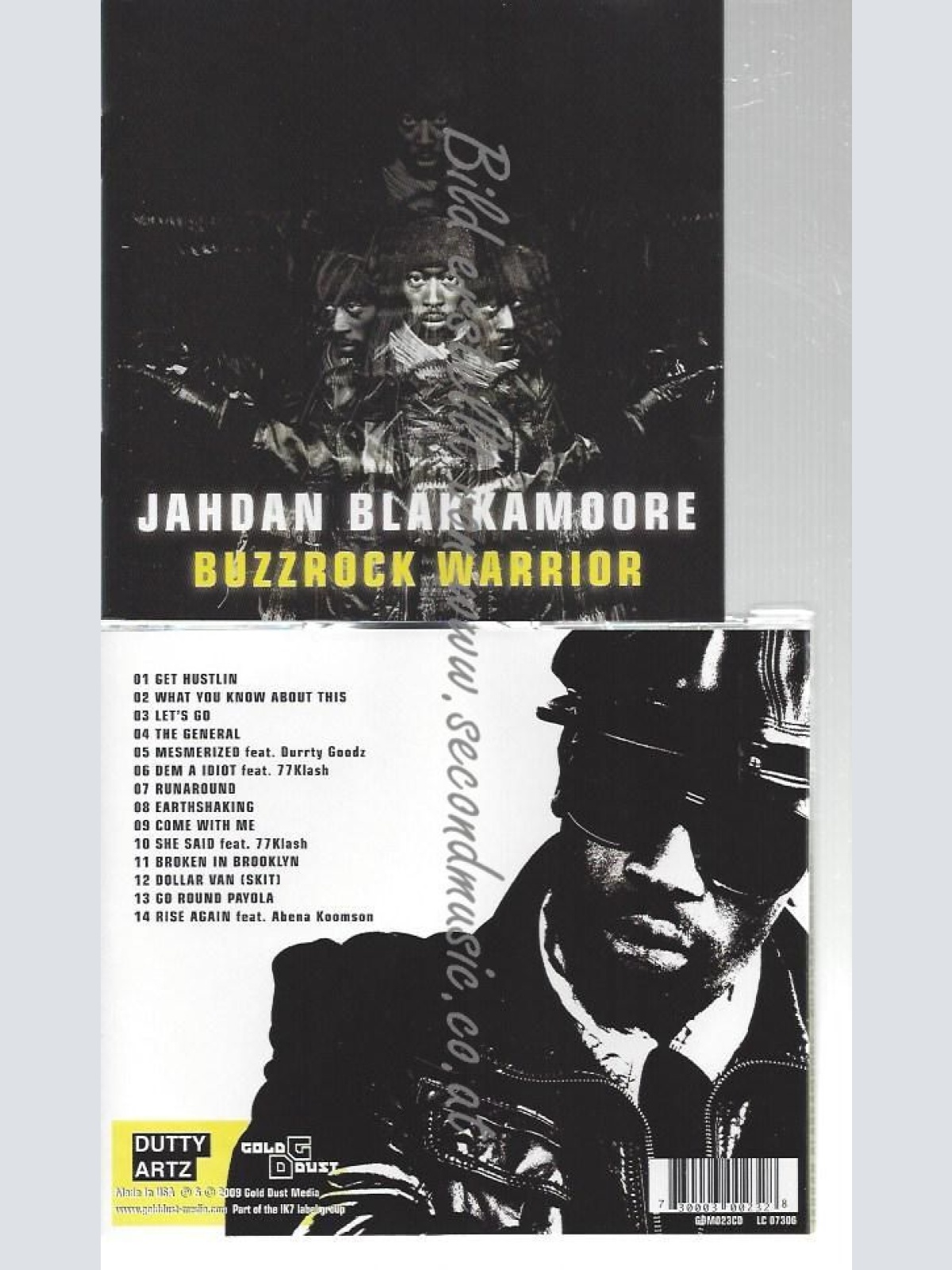 CD--JAHDAN BLAKKAMOORE--    BUZZROCK WARRIOR
