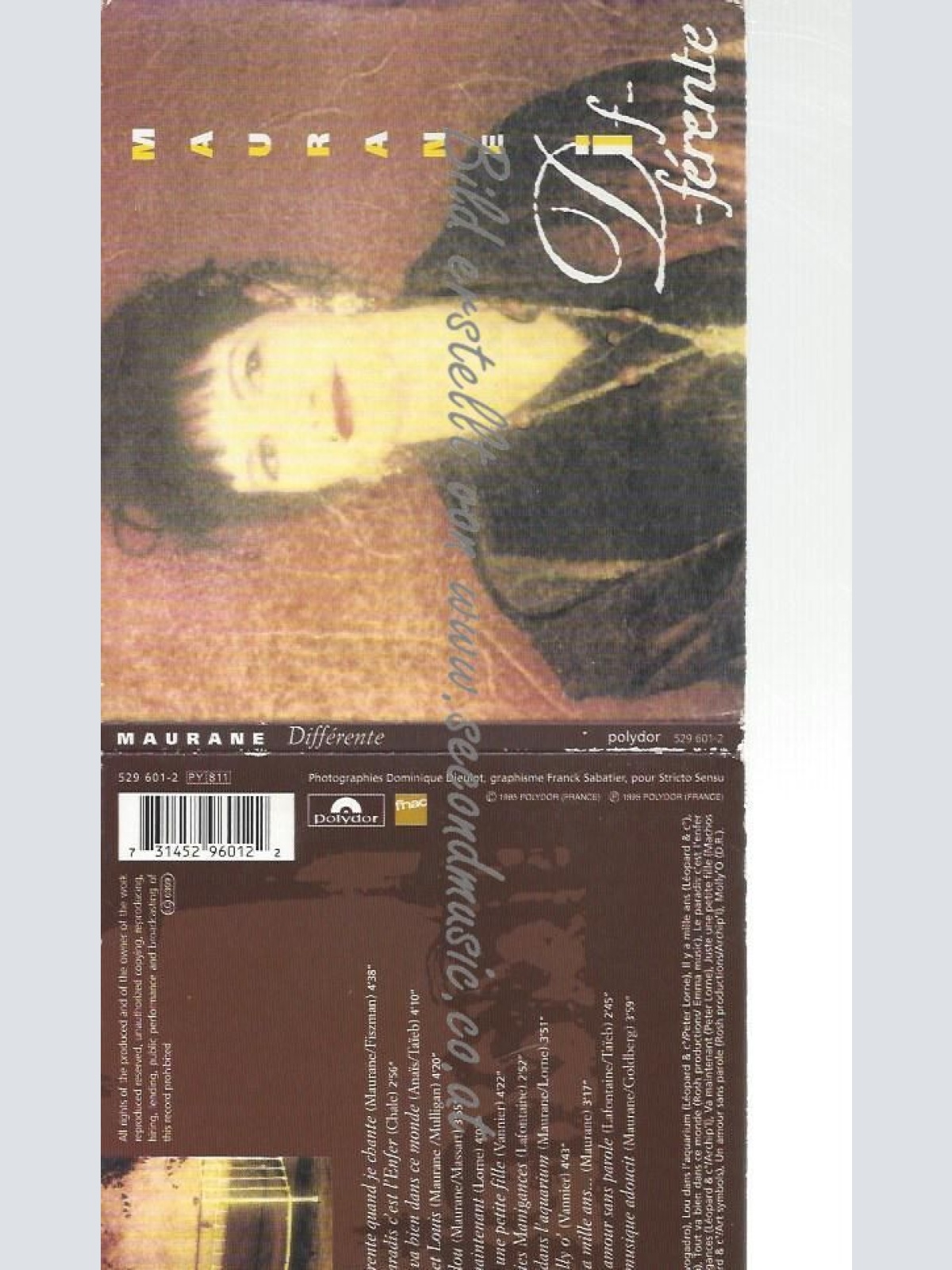 CD--MAURANE--    DIFFERENTE |