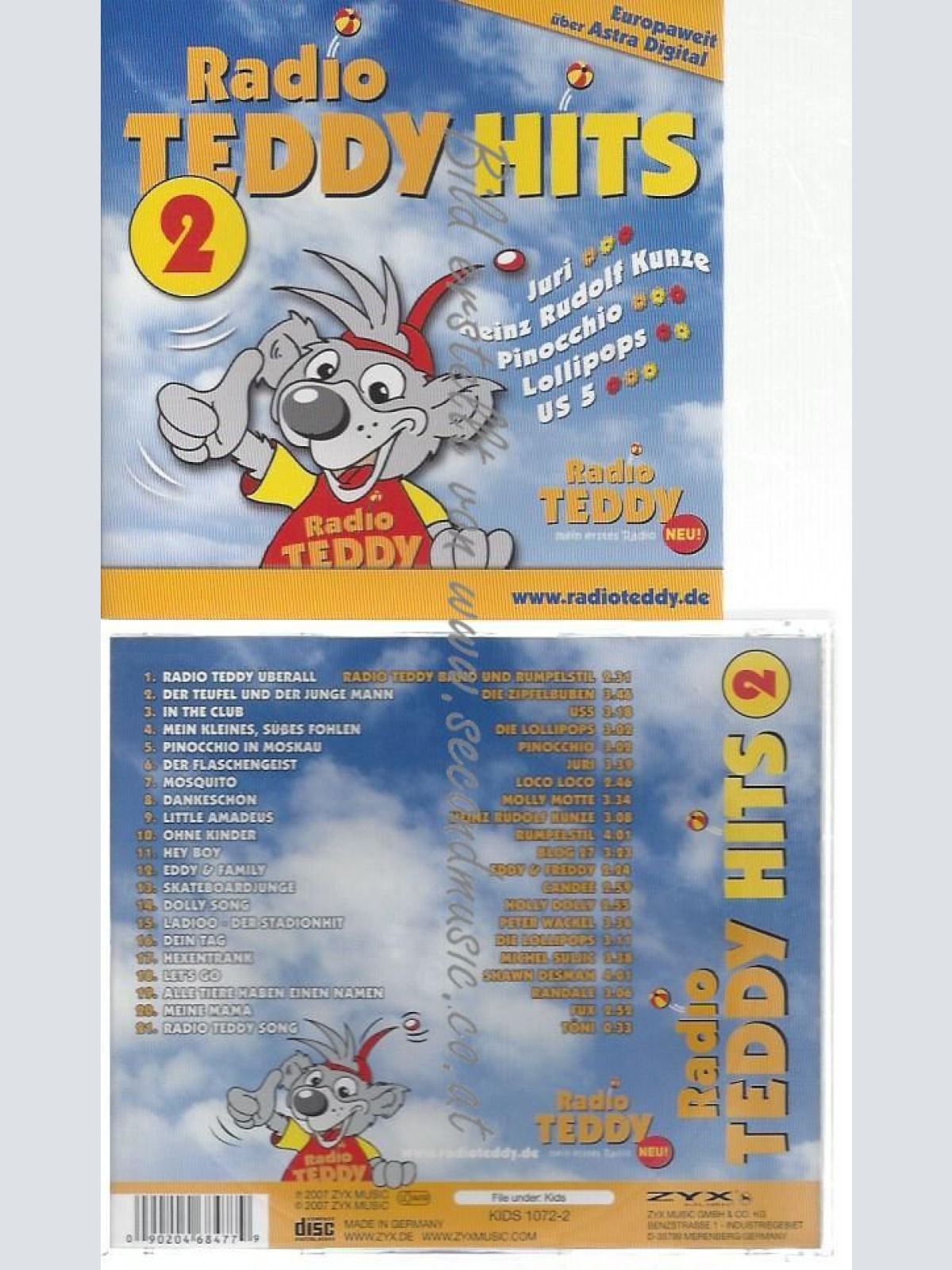 CD--VARIOUS--    RADIO TEDDY HITS VOL.  2