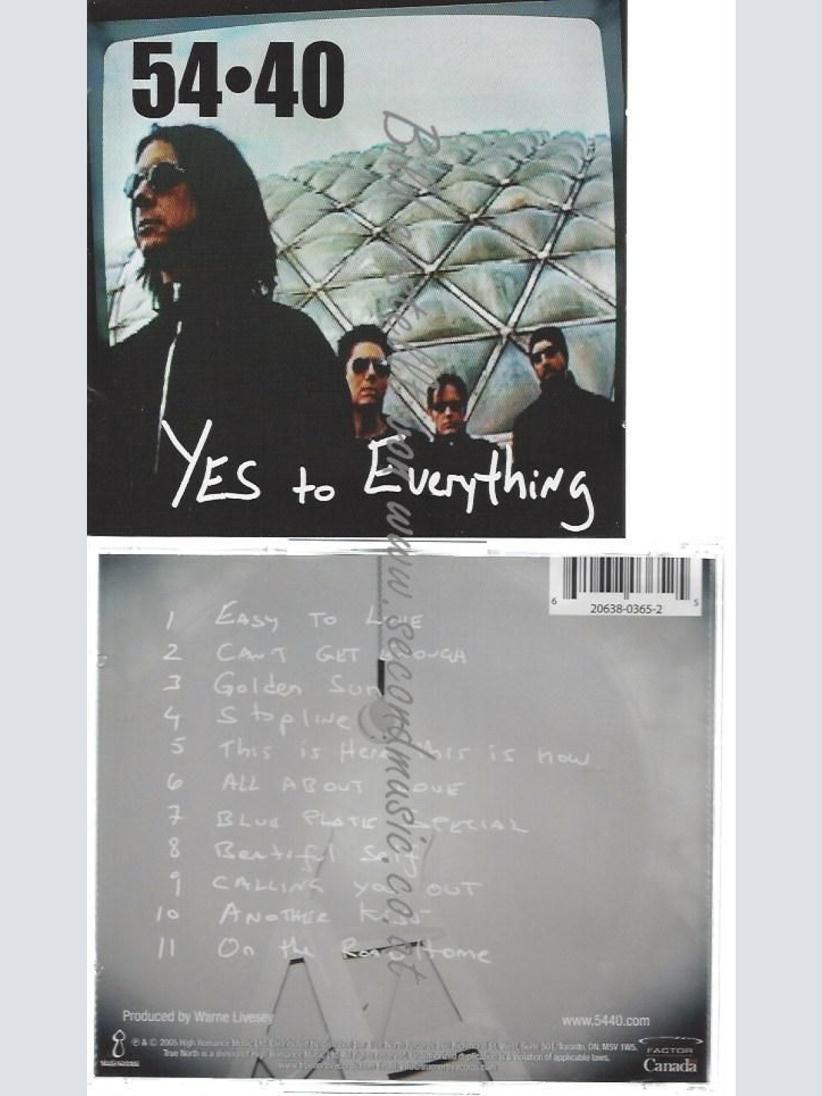 CD----54 40-    YES TO EVERYTHING