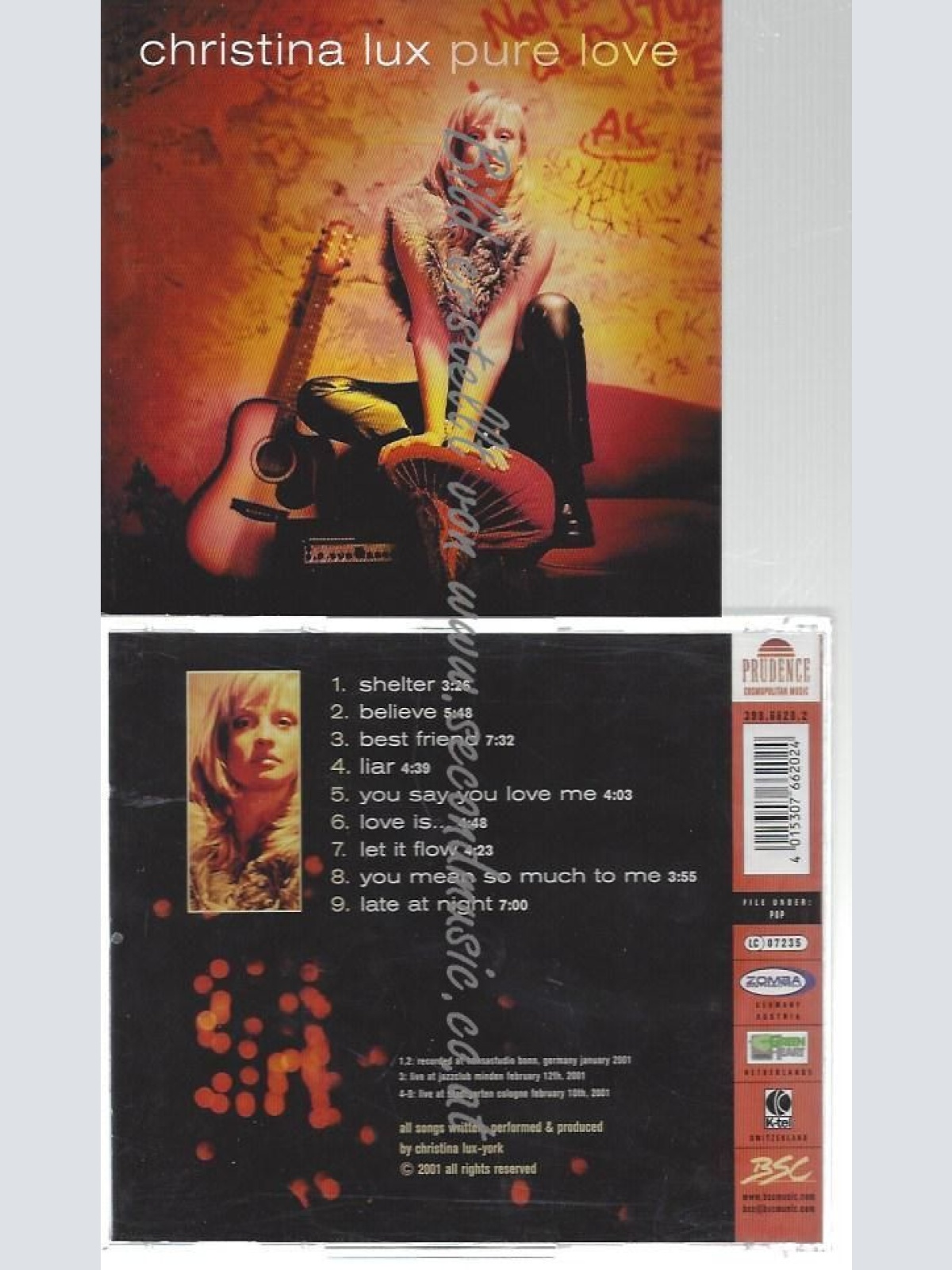 CD--CHRISTINA LUX--    PURE LOVE