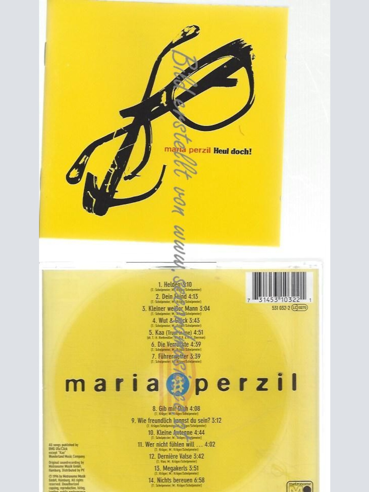 CD--MARIA PERZIL--    HEUL DOCH!