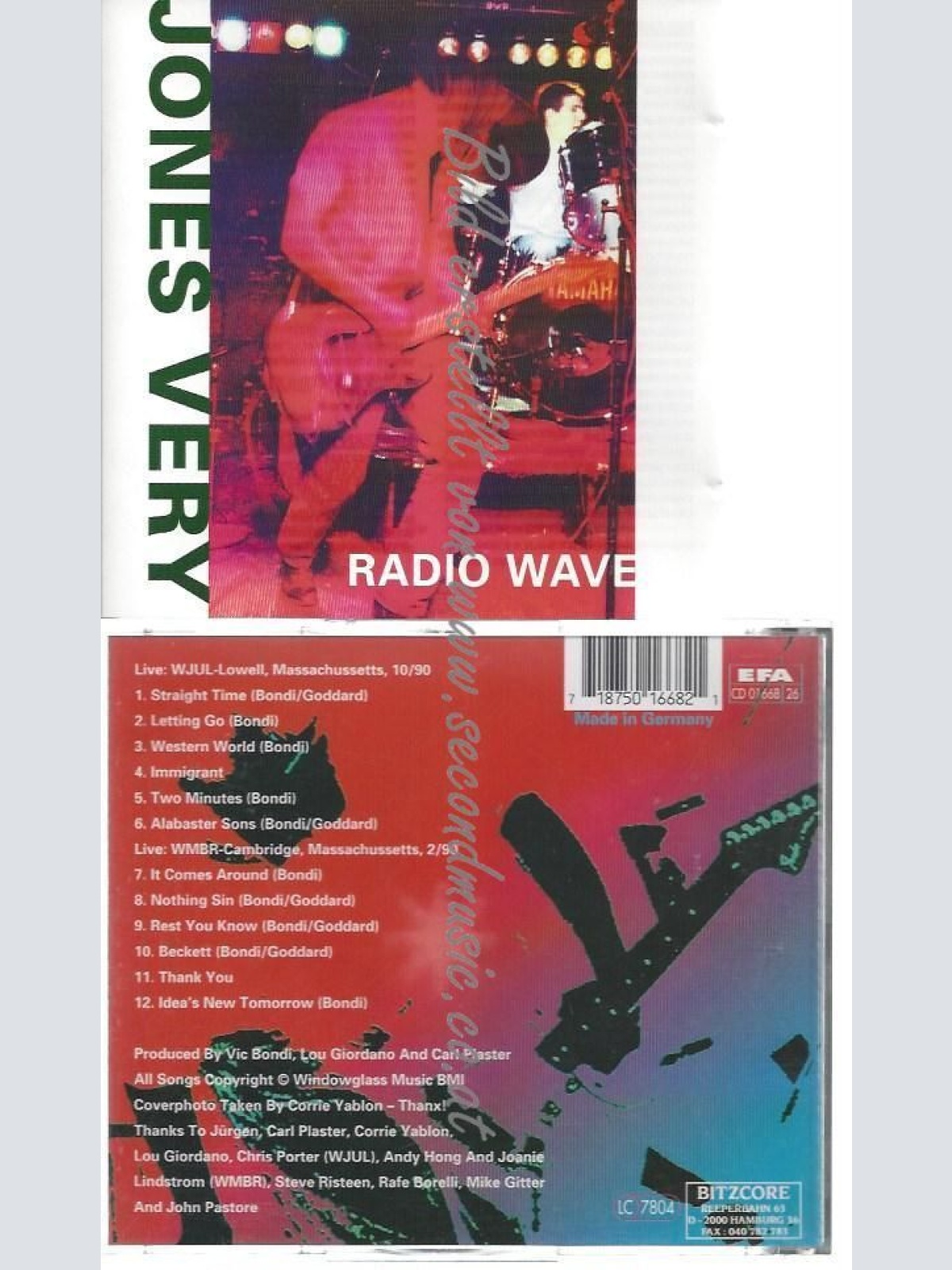 CD--JONES VERY--    RADIO WAVE |