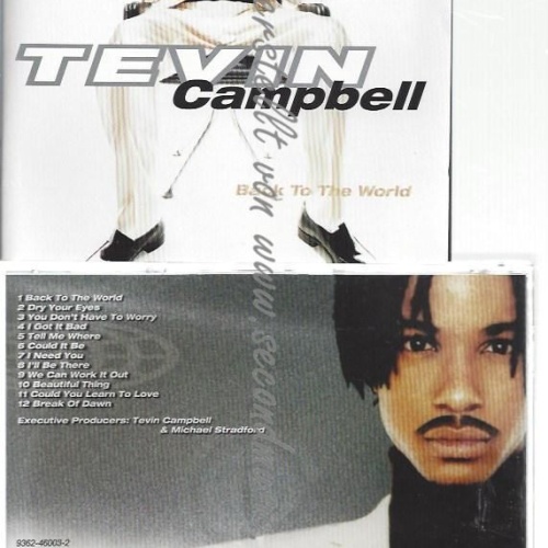 CD--TEVIN CAMPBELL--    BACK TO THE WORLD