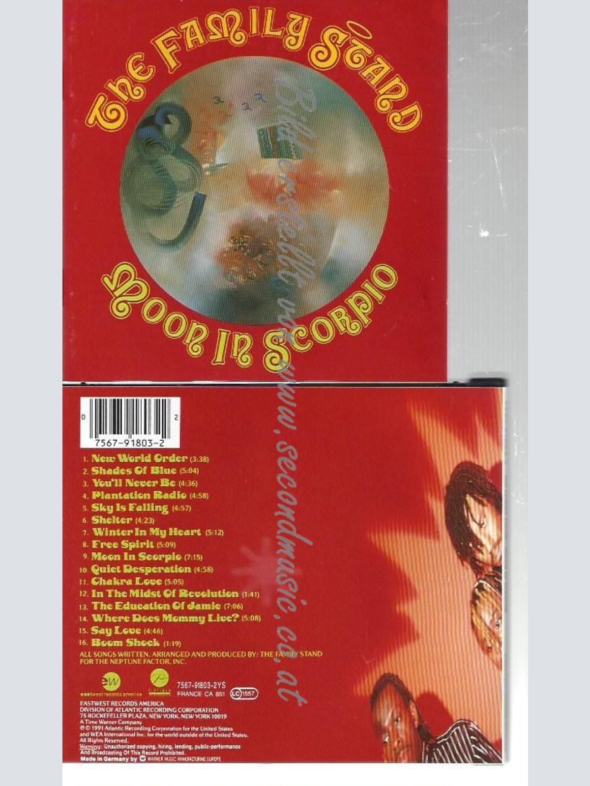 CD--THE FAMILY STAND--    MOON IN SCORPIO