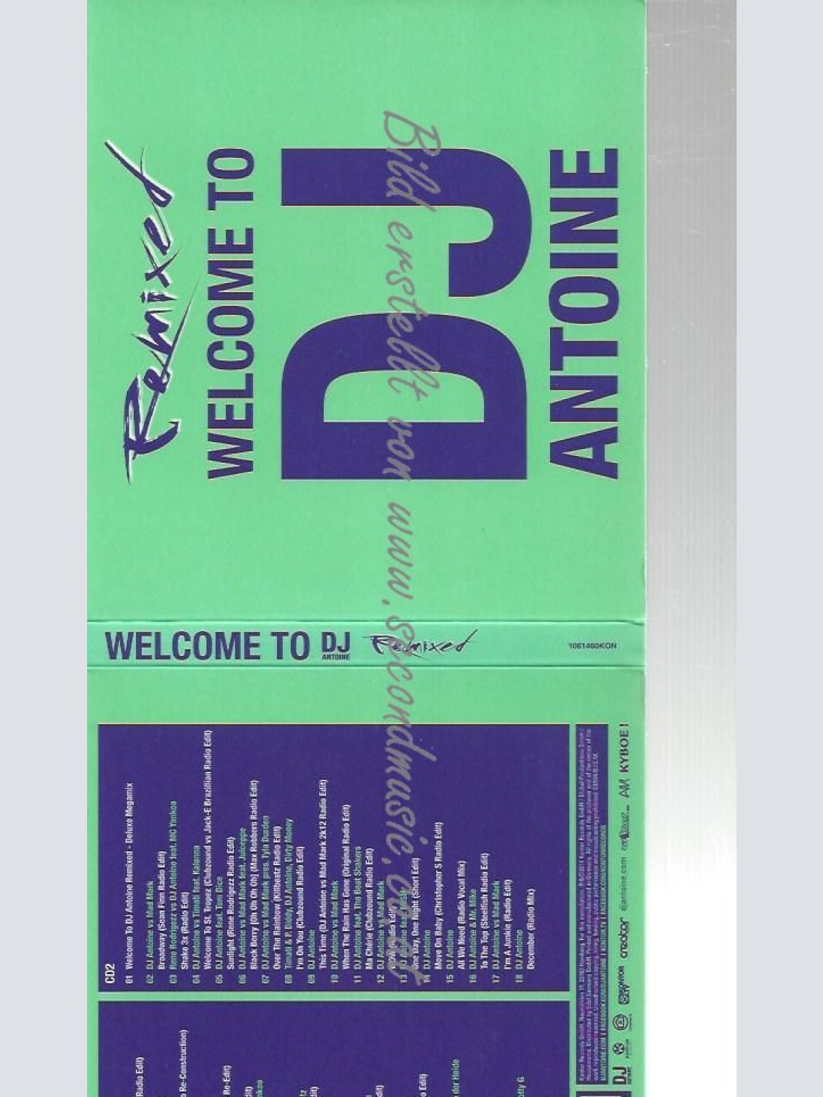 CD--DJ ANTOINE--    WELCOME TO DJ ANTOINE