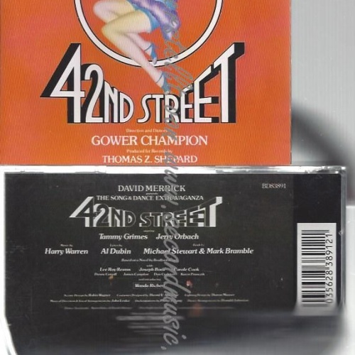 CD--TAMMY GRIMES  --    42ND STREET-ORIGINAL BROADWAY CAST RECORDING