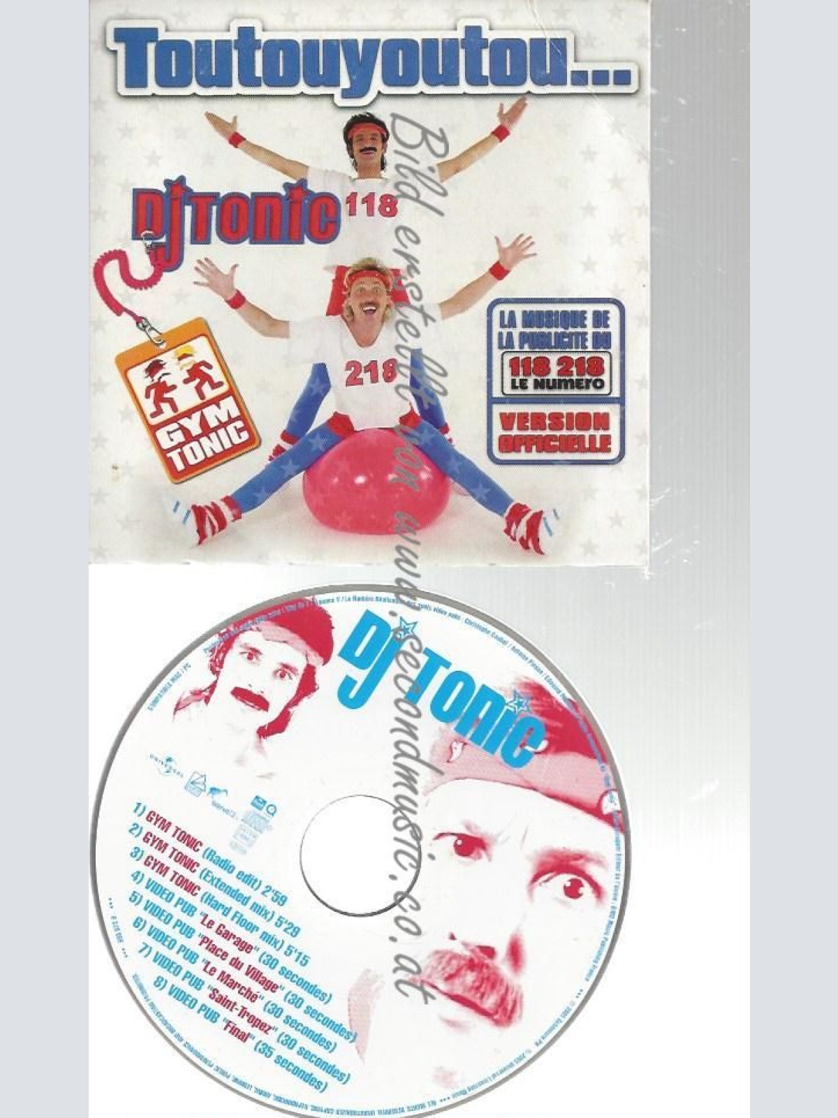 CD--DJ TONIC--    LE NUMERO   |