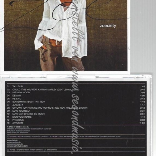 CD--ZOE--    ZOECIETY