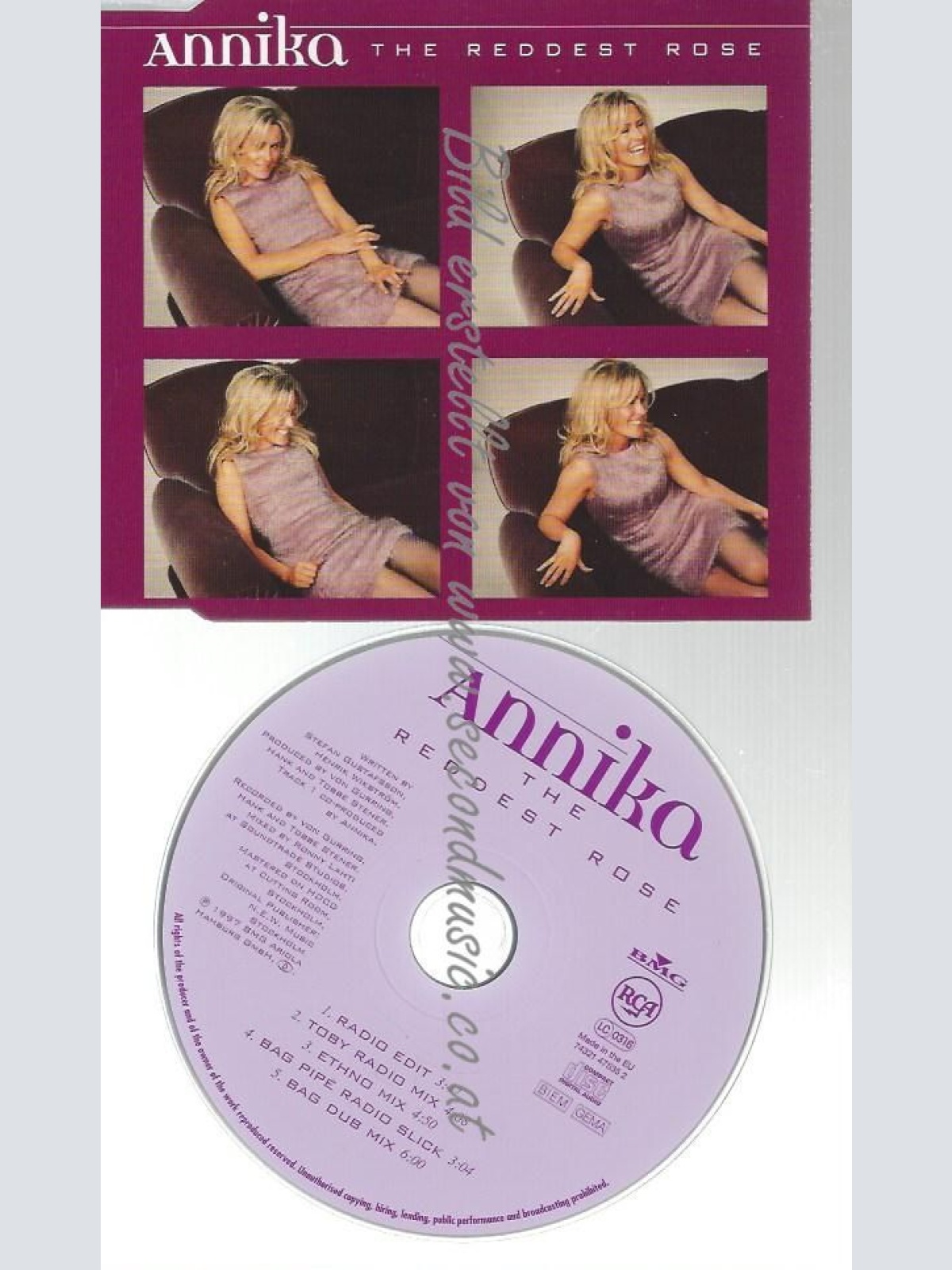 CD--The Reddest Rose  // Annika