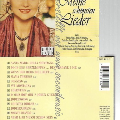 CD--ANGELA WIEDL--    MEINE SCHÖNSTEN LIEDER
