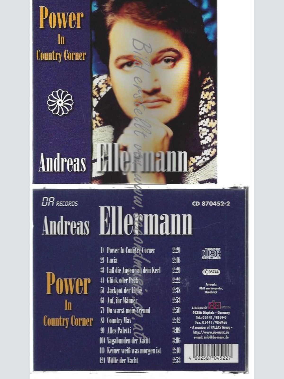 CD--ANDREAS ELLERMANN--    POWER IN COUNTRY CORNER