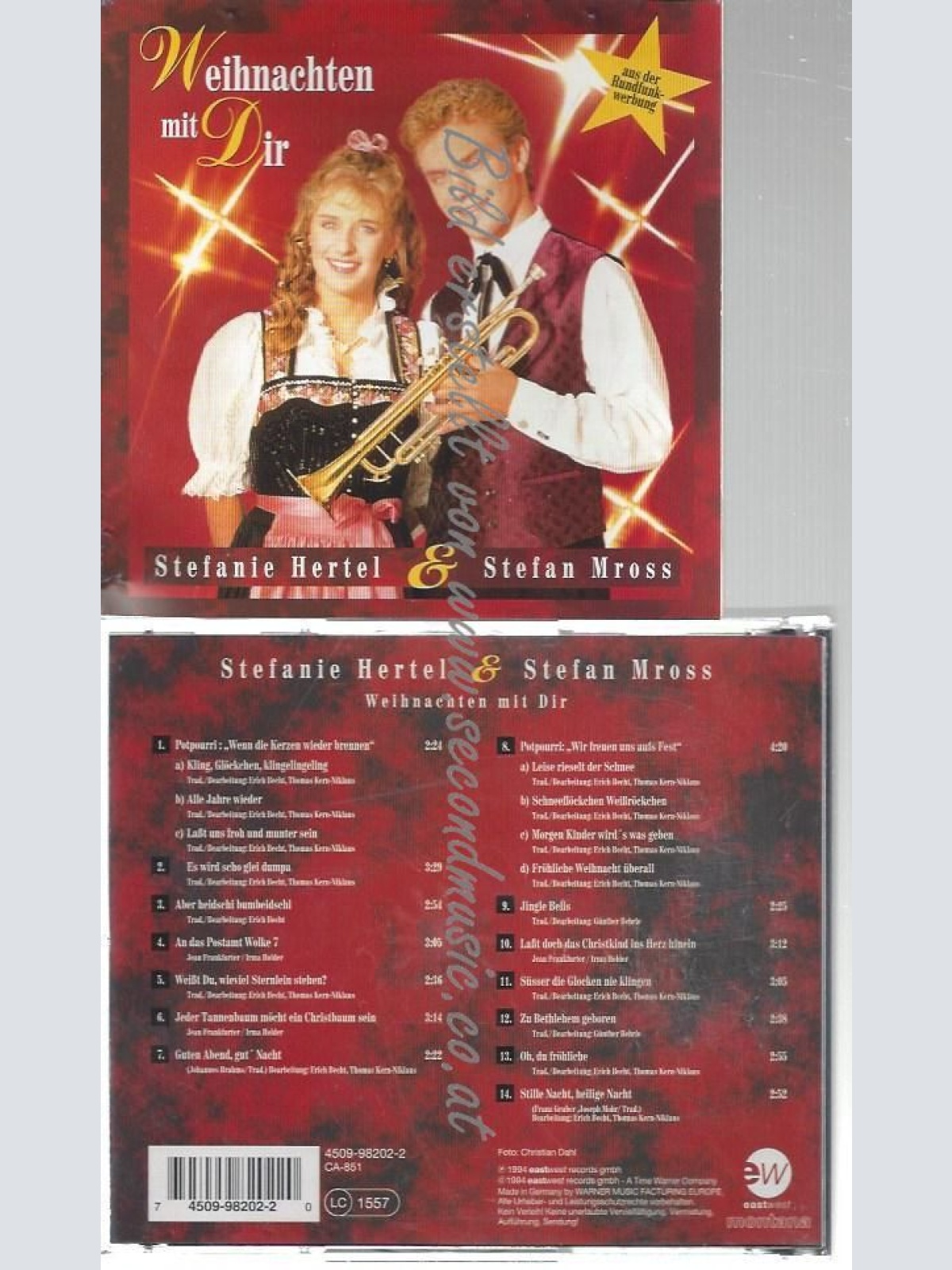 CD--STEFANIE HERTEL--    WEIHNACHTEN MIT DIR -  & STEFAN MROSS