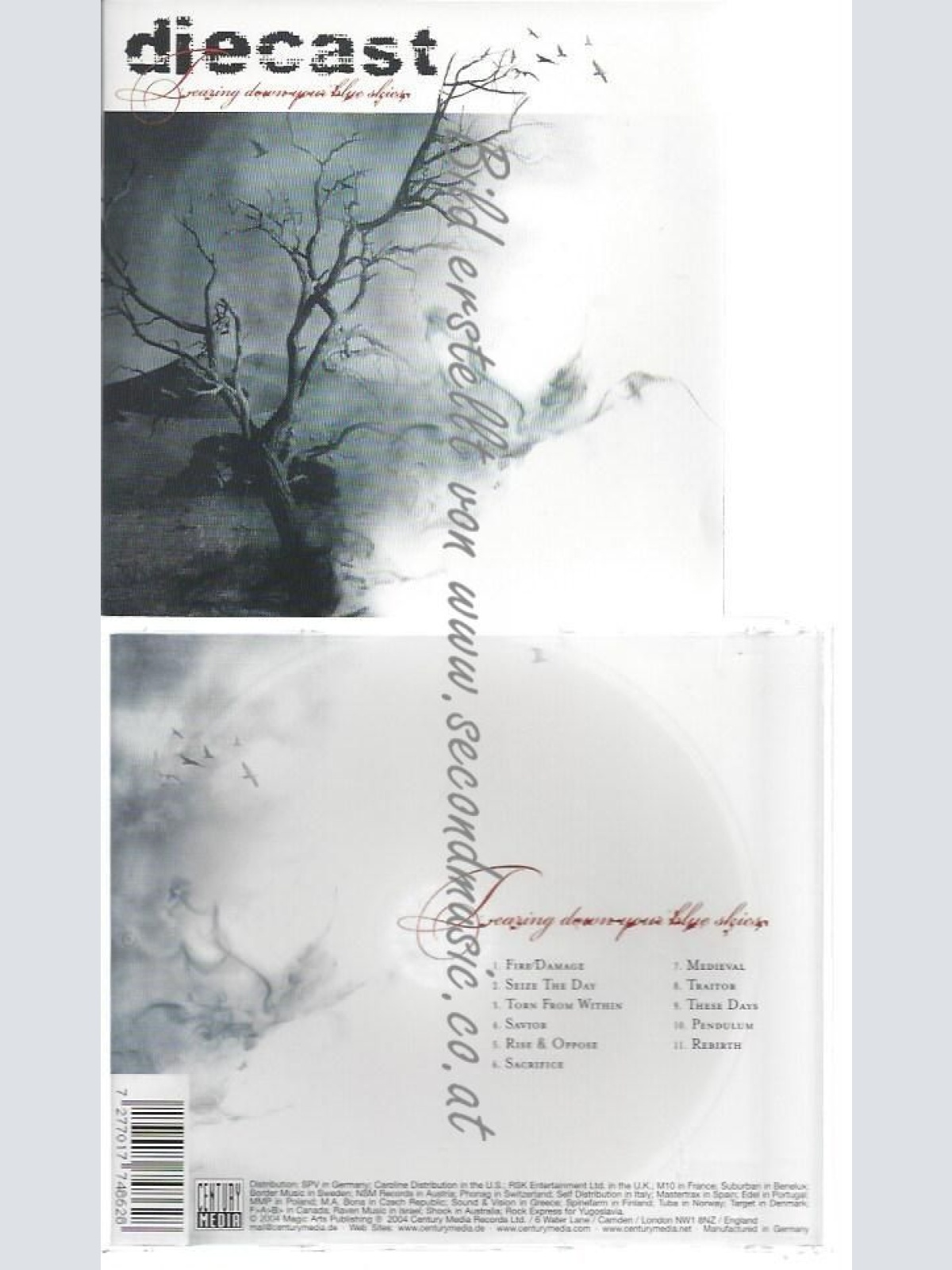 CD--DIECAST--    TEARING DOWN YOUR BLUE SKIES -REISSUE-