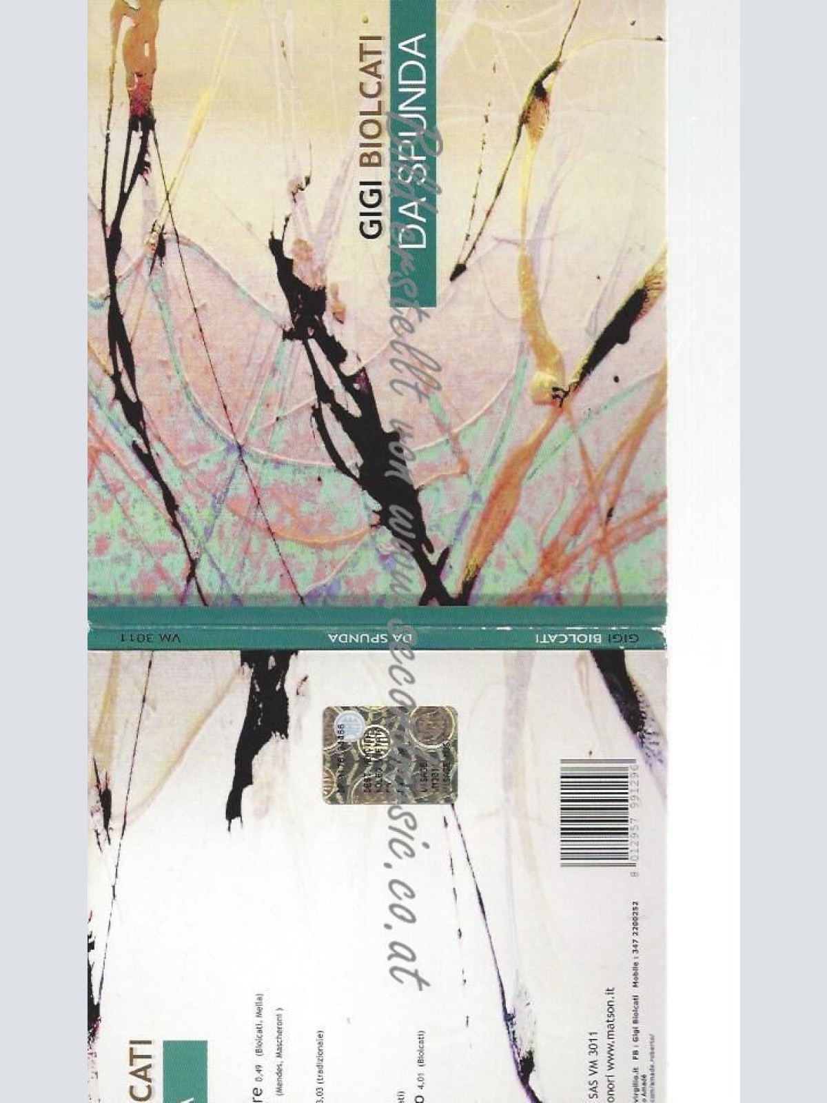 CD--GIGI BIOLCATI--    DA SPUNDA